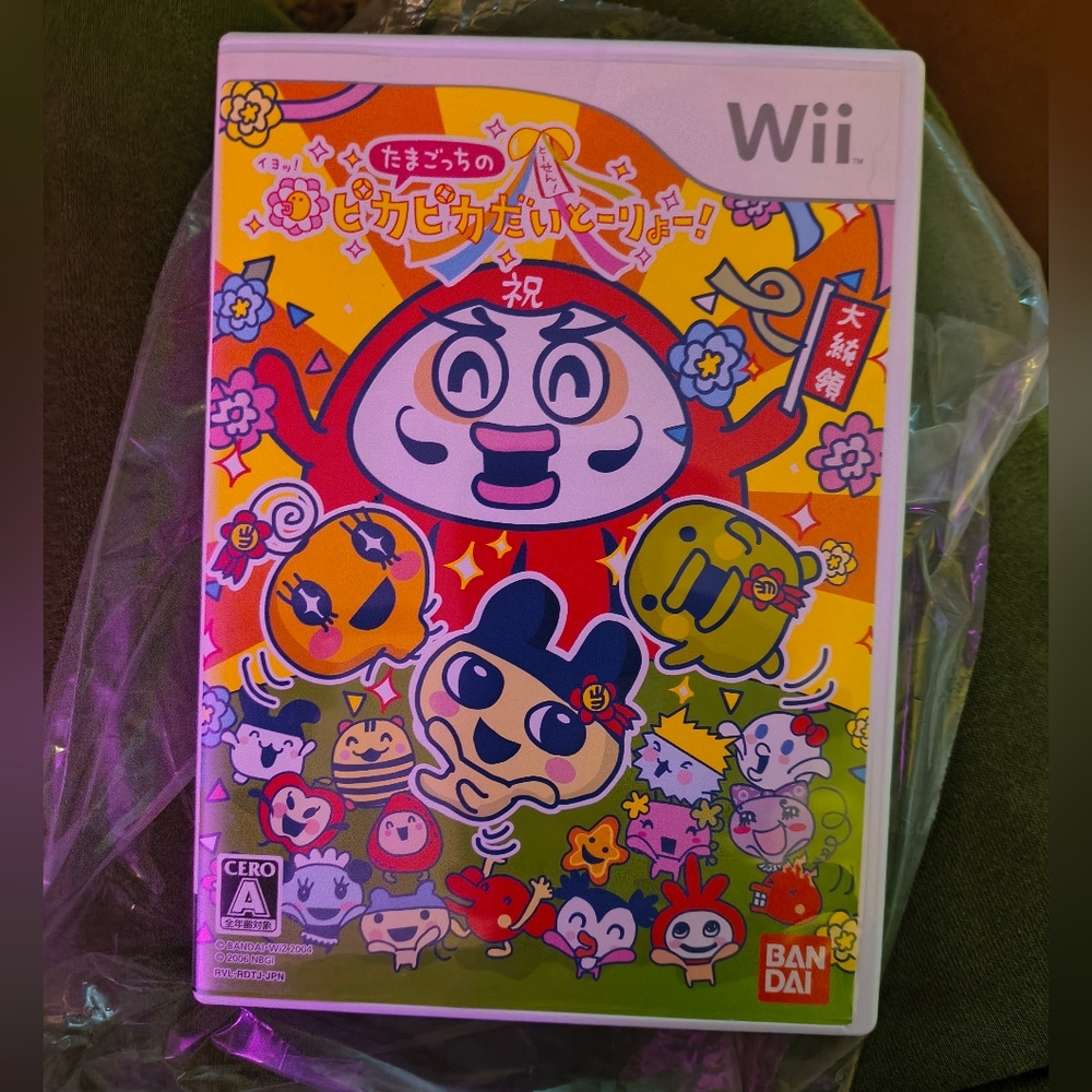 Tamagotchi no Pika Pika Daito-ryo Wii Japan Import CIB Complete